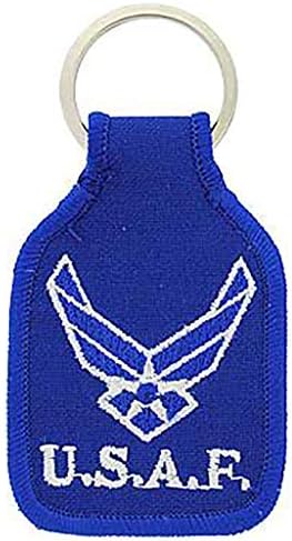חיל האוויר האמריקני לוגו חדש רקום טבעות מפתח צבאיות