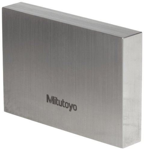 Mitutoyo Steel Block Gage מלבני, ASME כיתה AS-2, אורך 0.125