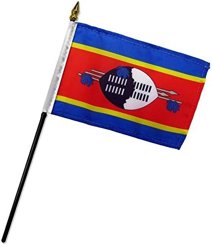 דגל שולחן כתיבה של Swaziland 4 x6