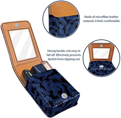 איפור אוריוקאן שפתון שפתון מחזיק מיני תיק נסיעות קוסמטיקה, מארגן עם מראה לשושבינה חיצונית ארנק