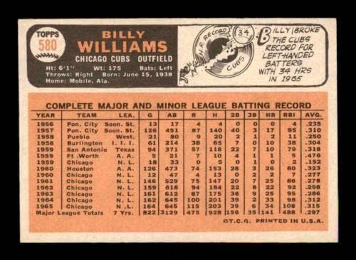 580 BILLY WILLIAMS SP HOF - 1966 כרטיסי בייסבול TOPP