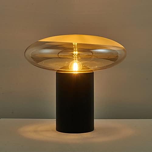 2023 העדכני ביותר פופולרי נורדי מודרני זכוכית שקופה שולחן אור פשטות פשטות יצירתית מנורה שולחן ברזל E27 תאורת