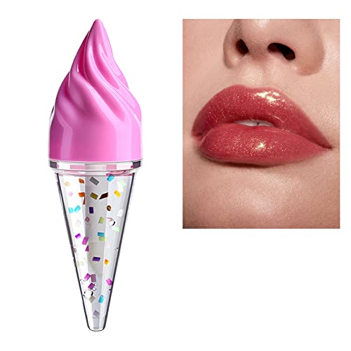 גלוס אורגני לנערות צבע איפור אספקת ממתקי מילוי שפתיים צבע קרח שפתיים דבש שקוף 5 מיליליטר מבריק בסיס