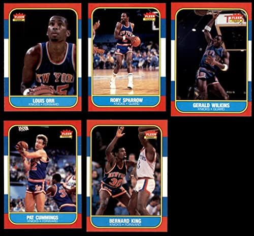1986-87 Fleer New York Knicks Team Set New York Knicks NM+ Knicks