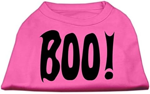 מוצרי חיית מחמד של מיראז 'Boo! חולצות הדפסת מסך ורוד בהיר xxxl