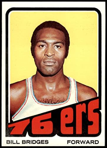 1972 Topps 17 Bill Bridges Philadelphia 76ers NM 76ers