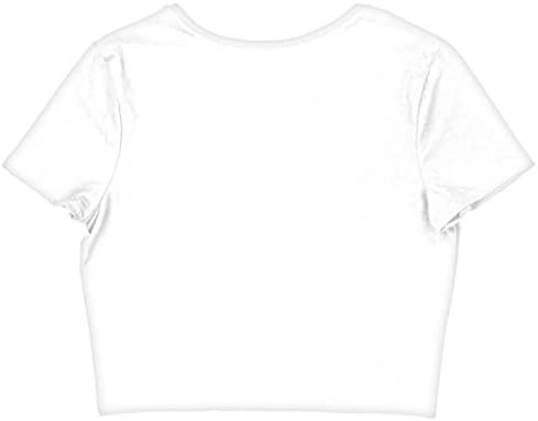 חולצת טריקו קצוצה לנשים באוניברסיטת ניו יורק - יבול יבול NYU - חולצת טי מגניבה של יבול גרפי