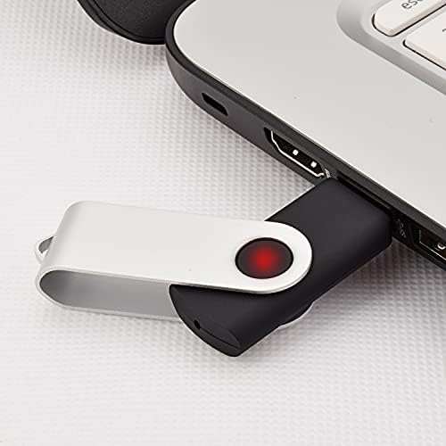 N/A 10 יחידות כונני פלאש USB USB 2.0 כונני פלאש מקל זיכרון קיפול אחסון כונן כונן עט עט מסתובב שחור