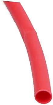 X-deree polyolefin חום התכווץ צינור כבל חוט שרוול 2 מטר באורך 1.5 ממ אדום DIA פנימי (Tubo de poliolefina