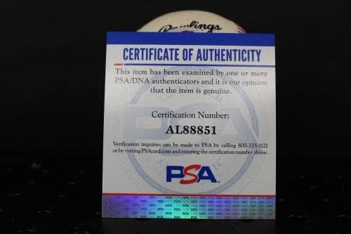 הדוכס סניידר חתום על חתימת בייסבול אוטומטית PSA/DNA AL88851 - בייסבול חתימה