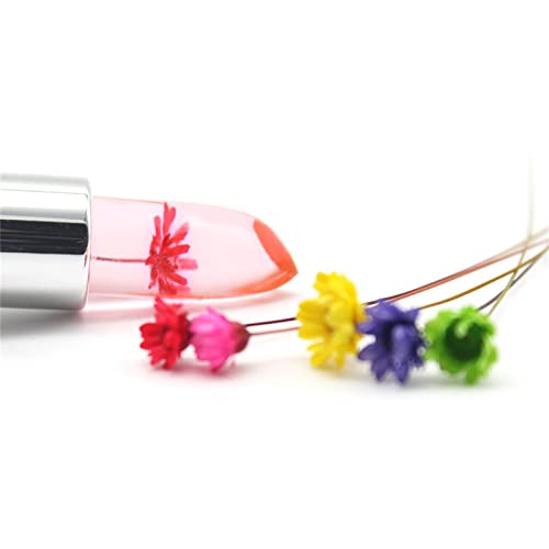 קריסטל פרח ג 'לי לחות שנמשך תשוקה שפתון ליפסט ג' לי טמפרטורת שינוי צבע שפתון איפור מתנות עבור בנות ונשים