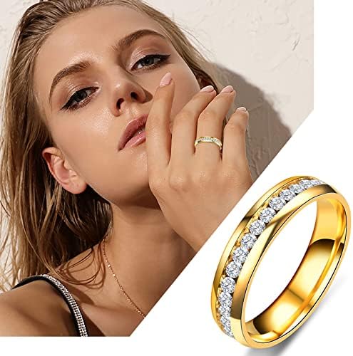 נשים מצלצלות אופנה דפוס משי חלבית משובצת ריינסטון טבעת נישואין סגסוגת סגסוגת טבעת מעורבות מעודנת