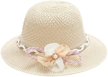 כובעי שמש קש של נשים רחבים שוליים קשת קשת מתגלגלים כובע מגן חוף קיץ שמש מגן על כובעי שמש מזדמנים מתקפלים כובעים