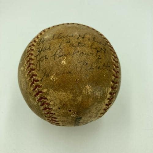 טד וויליאמס המוקדם ביותר של טד וויליאמס 1937 קבוצת אלופי הליגה הקטנה חתמה על בייסבול JSA -
