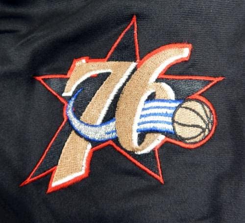 משחק 2000 של פילדלפיה 76ers הוציא מכנסי חימום שחורים XL DP42328 - משחק NBA בשימוש