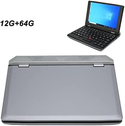 Goshyda All Metal Metal 7 אינץ 'מסך מגע מיני מחשב נייד מעבד במהירות גבוהה J4105 12 גרם מחשב מחברת RAM, WiFi פס