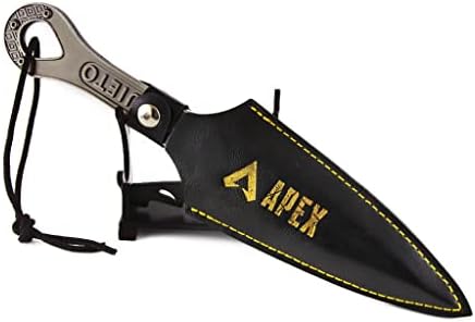 אגדות Qidudz Apex Wraith פגיון קוני סכין סכין מתכת יורש נשק דגם דגם דמות לילדים מתנה, רב צבעונית
