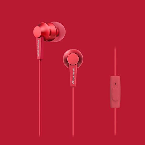 פיוניר SE-C3T-R אוזניות חוטיות אדומות באוזן