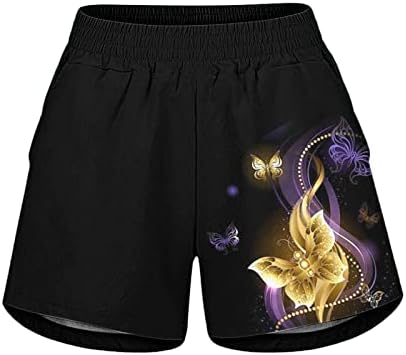 Miashui Womens Swim Boy מכנסיים קצרים מזדמנים למכנסיים קצרים של המותניים הקיץ המותניים הקצרים