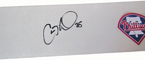 Cole Hamels חתימה לוגו חתימה גומי עם הוכחה, תמונה של חתימת קול עבורנו, PSA/DNA מאומת, אלוף סדרת העולם