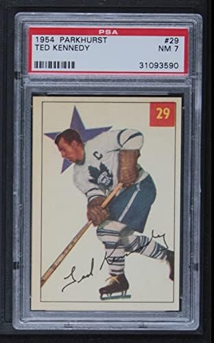 1954 Parkhurst 29 Teder Kennedy Toronto Maple Leafs PSA PSA 7.00 עלים מייפל