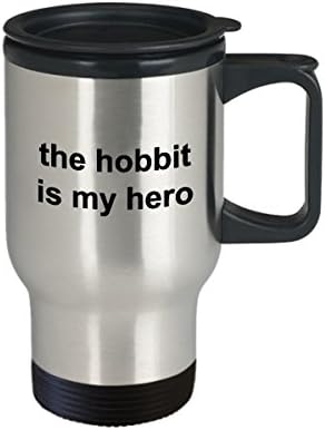 מתנת כוס הקפה של ספל הנסיעות של הוביט לגברים - הגיבור שלי