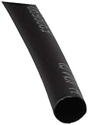 X-deree 3.5m 12ft 4 ממ יחס 2: 1 חום פוליולפין מתכווץ צינורות צינורות שחורים (tubazioni termoreStringenti