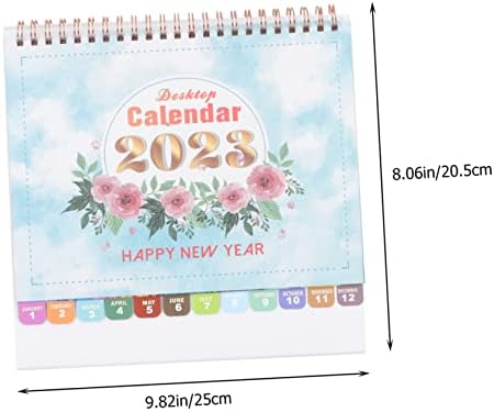 Tofficu 5 PCS 2023 2023 קיר לוח שנה תולה תפאורה שולחן עבודה שולחן עבודה שולחן כתיבה קלנדאר לוח השנה 2023 לוח השנה
