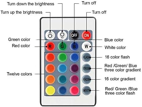 Luguoqting תלת מימד אשליה אופטית מנורת LED חצוצרה מנורת שולחן שולחן LED, 16 צבעים שינוי הדרגתי עם כפתור מגע