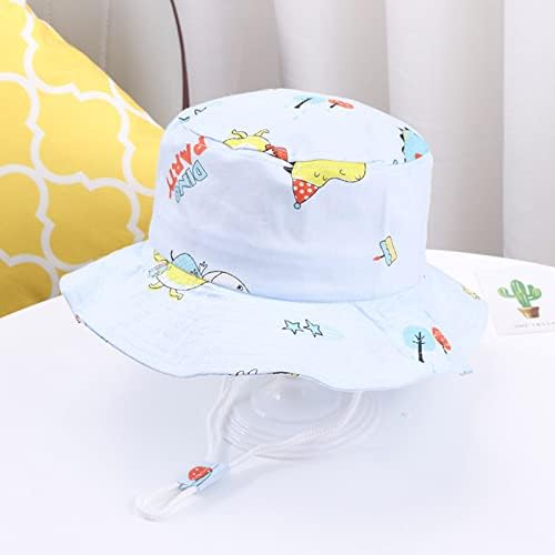ילדים רצועת סנטר מתכווננת כובעי שמש בקיץ אביב כובע שמש כובע קריקטורה חמוד חמוד חוף דלי חוף כובע כובע קיץ