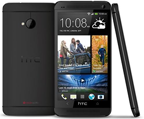 HTC One M7 לא נעול GSM 4G LTE סמארטפון Quad -Core W/Beats Audio - Black