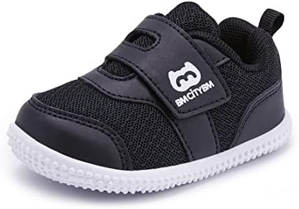 BMCITYBM נעלי תינוק נעלי נעלי נעלי נעלי ספורט תינוקות נושמות נעלי הליכה קלות משקל ללא החלקה ראשונה 6