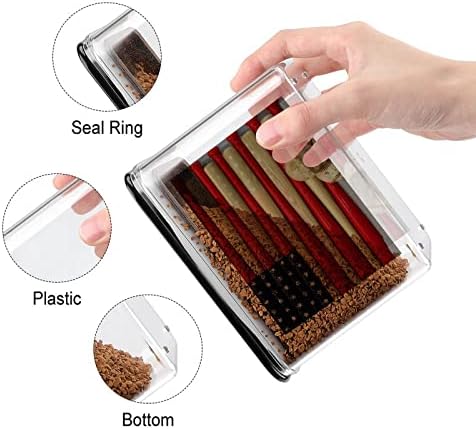 בייסבול בת אמריקאי דגל אחסון קופסא פלסטיק מזון ארגונית מיכל מיכלי עם מכסה למטבח