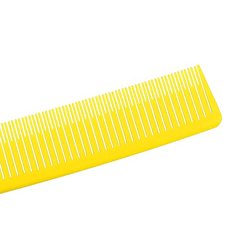 מברשת שיער שיניים רחבה של Vocoste, מסרק זנב לשימוש ביתי, סטיילינג מסרק פלסטיק, צהוב