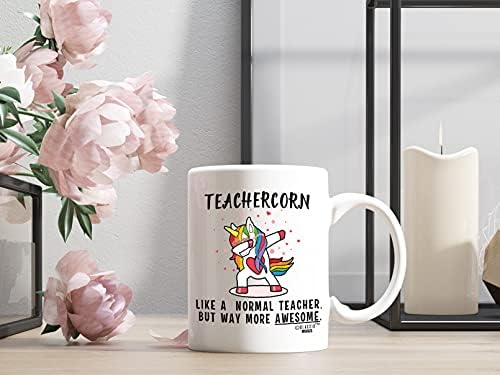 קלאסי ספלי מורה חד קרן מורה מתנות מצחיק חידוש קפה כוסות למורים הערכה מתנות לגברים נשים עוזר מחנך פרפרו מקצועי מהורה