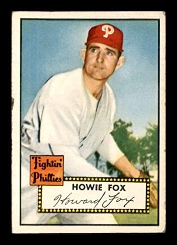 209 Howie Fox - 1952 כרטיסי בייסבול Topp