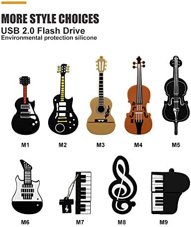 כללי 64GB USB 2.0 גיטרה משולש U אופנת דיסק