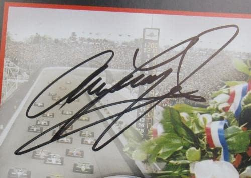 Arie Luyendyk חתום על חתימה אוטומטית 8.5x11 צילום V - תמונות NASCAR עם חתימה