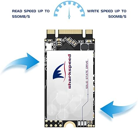 2242 NGFF 512GB M.2 SSD Sharkspeed Plus פנימי M2 SSD 3D NAND SATA III 6 GB/S, כונן מצב מוצק למחשב