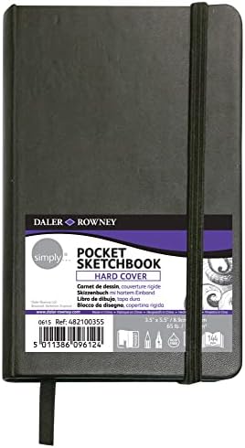 Daler -Rowney Simply Pocket Sketchbook - 3.5in x 5.5in Sketchboun