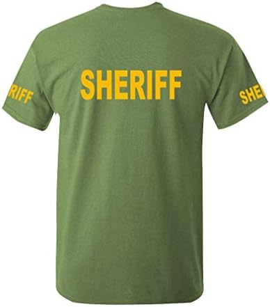 השריף Goozler V2 - משטרת אכיפת החוק - חולצת טריקו כותנה לגברים