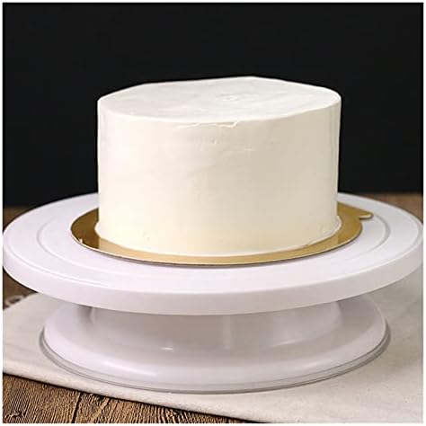 8 אינץ עוגת קישוט פטיפון הדובדבן מסתובב מסתובב עוגת פטיפון סטנד פלסטיק פשוט מטבח עשה זאת בעצמך