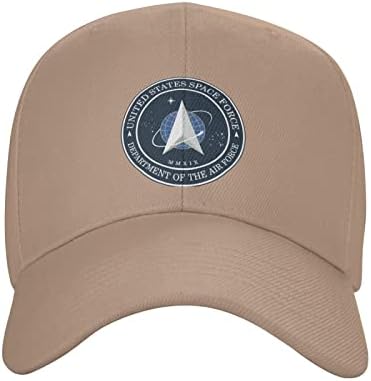 כוח החלל של ארצות הברית USSF מבוגרים כובע בייסבול כובעי משאיות נשיות מתכווננים כובעים מתכווננים