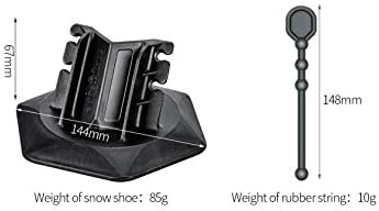 סט Leofoto TFW-2 של 3 נעלי שלג אוניברסאליות/חול 144 ממ רגל לחצובה