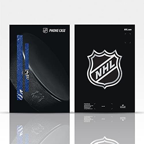 עיצובים של תיק ראש מורשה רשמית NHL Puck Texture Seattle Kraken Look Look Parent Cover תואם ל- Apple iPad