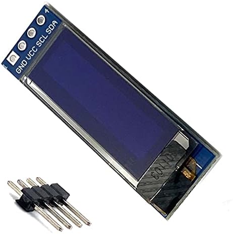 KIRO & SEEU 0.91 אינץ '128x32 I2C IIC סידורי OLED LCD מסך תצוגה DIY מודול 4-פינים DC 3.3V 5V