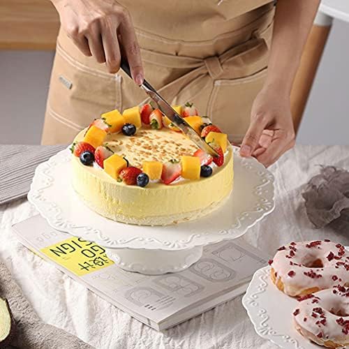 עוגת דוכן תצוגת קרמיקה עוגת קינוח מחזיק עגול דוכן עוגת דוכן הקאפקייקס קרמיקה קינוח צלחות לחטיפים וממתקים