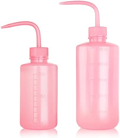 קעקוע לשטוף בקבוק לסחוט-2 יחידות 250 מ ל 500 מ ל להשפריץ בקבוק השקיה עסיסי יכול, בטיחות לשטוף בקבוק, פלסטיק