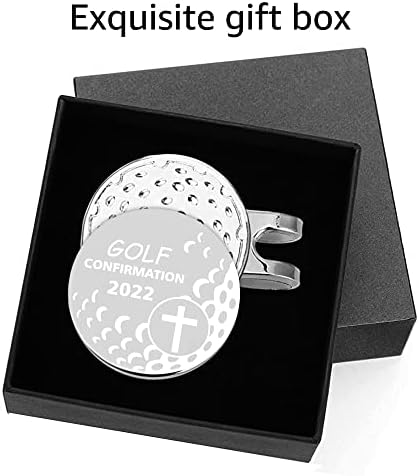 אישור גולף 2022 סמן כדור גולף עם קליפ כובע מגנטי, סמני כדור גולף לגברים, אביזרי גולף מצחיקים לגברים, מתנת גולף