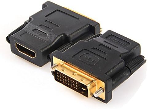 2 PCS HDMI ל- DVI 24+1 מתאם HDMI נקבה ל- DVI ממיר כבלים זכר עבור צג מקרן HDTV